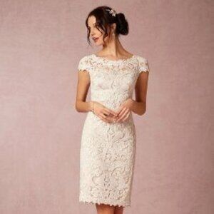 Tadashi Shoji - Hadley White Lace Dress, Size 6